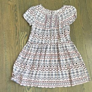 Tucker + Tate Patterned Kids Dress - Blue and Red